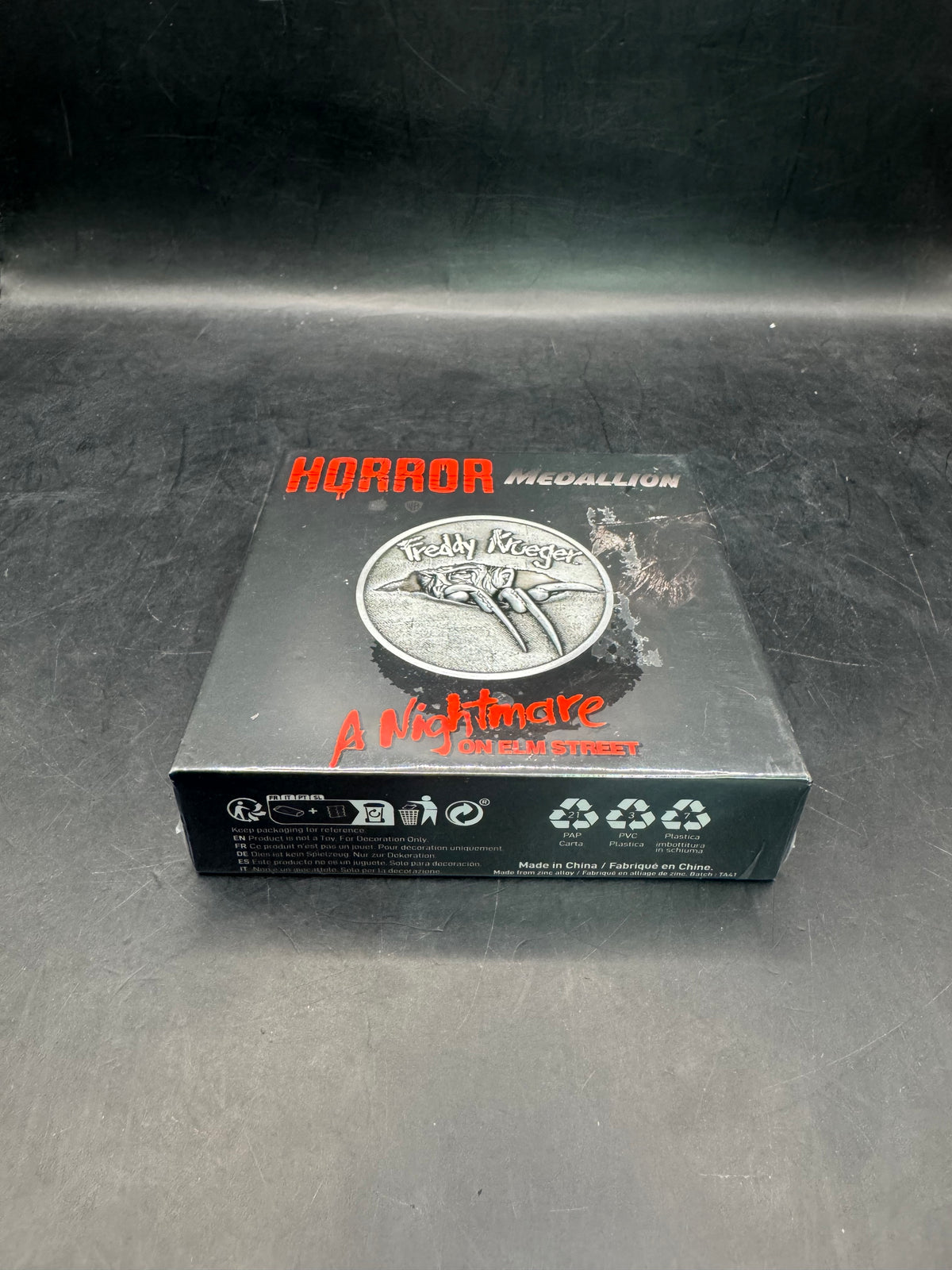 A Nightmare on Elm Street Limited Edition Metal Film Medallion - 5000 Worldwide -BRAND NEW-