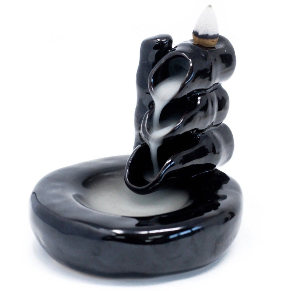 Bamboo Waterfall Backflow Incense Burner