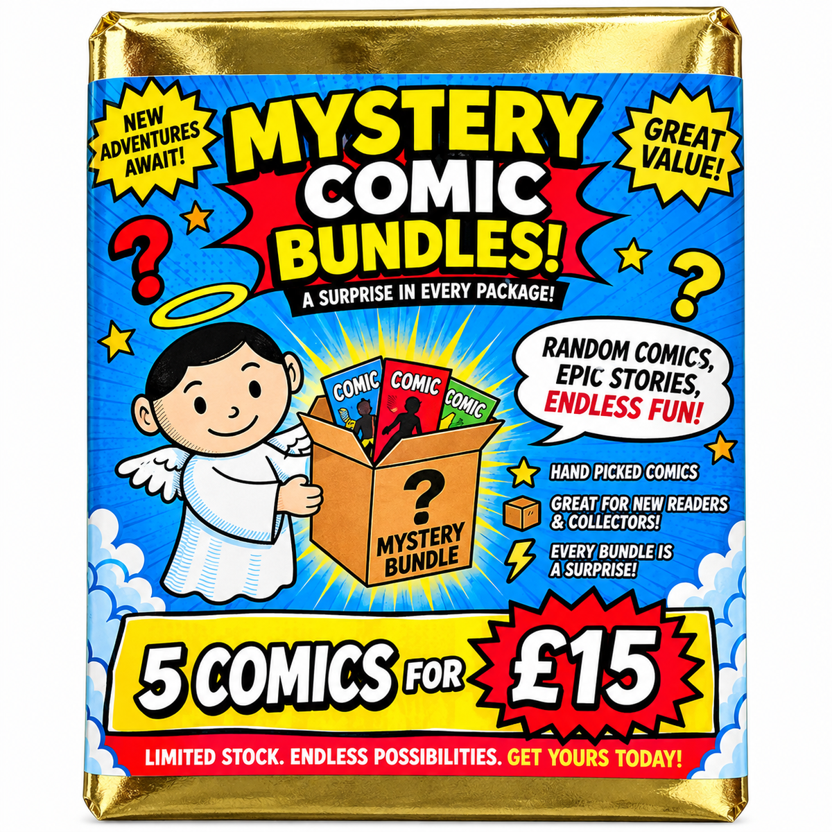 £15 MYSTERY COMIC BUNDLE