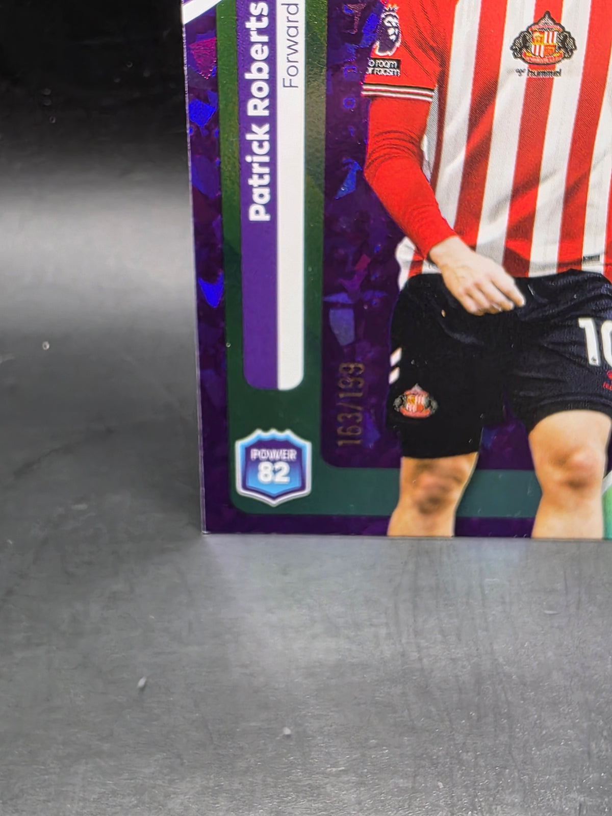 Topps Premier League 2025/26 Patrick Roberts /199 Sparkle Parallel Sunderland