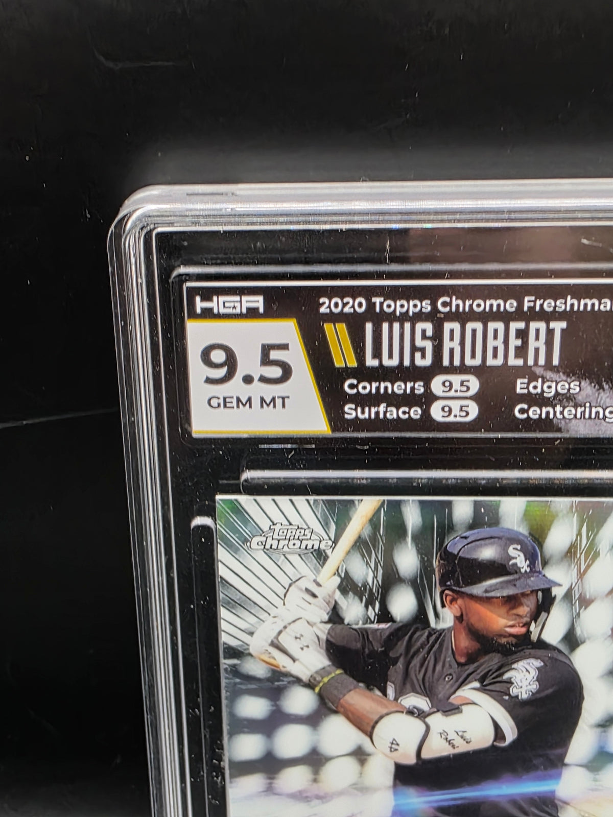 LUIS ROBERT 2020 TOPPS CHROME FRESHMAN FLASH ROOKIE RC HGR Graded 9.5 Gem Mint