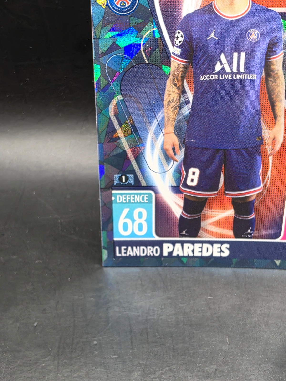 Match Attax 21/22 Paredes Paris Saint-Germain PSG 146 Crystal 2021/2022
