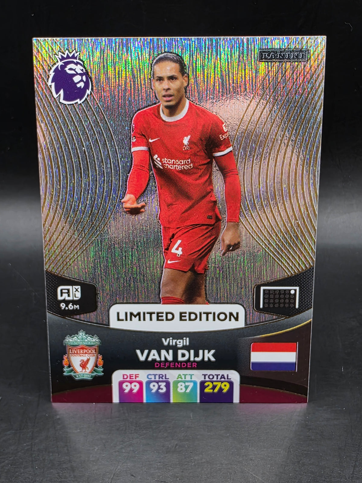 Premier League 23/24 Panini Football Cards  Limited Edition Van Dijk
