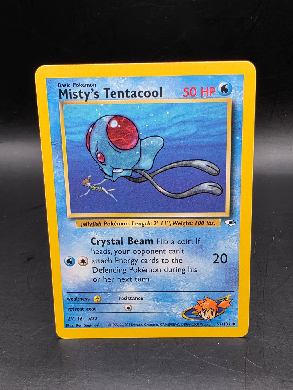 Pokémon TCG Misty's Tentacool Gym Heroes 57/132 Regular LP