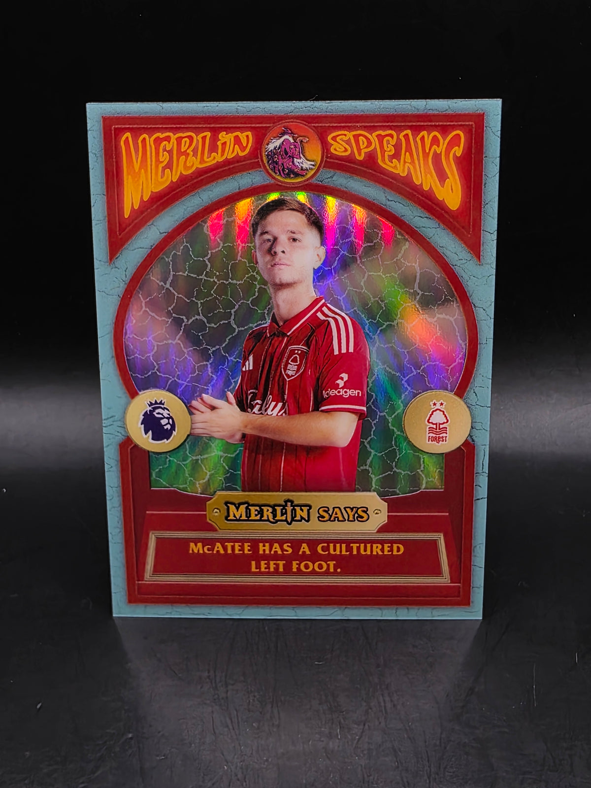 2026 Topps Merlin Premier League James McAtee Merlin Speaks #MS-15 Nottingham