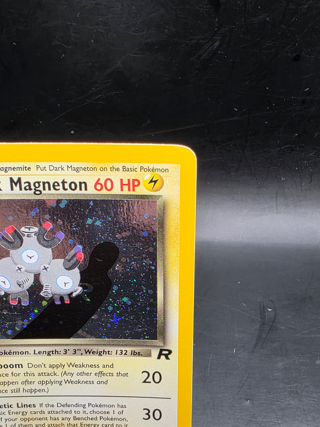 Pokemon TCG Dark Magneton 11/82 Team Rocket Holo Rare HP Condition