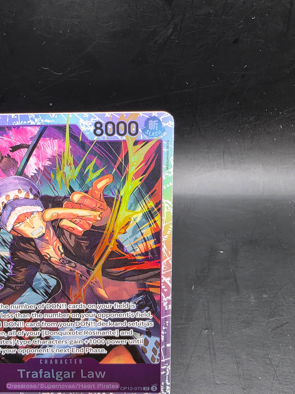 One Piece - OP12-073 Trafalgar Law - Super Rare English MINT