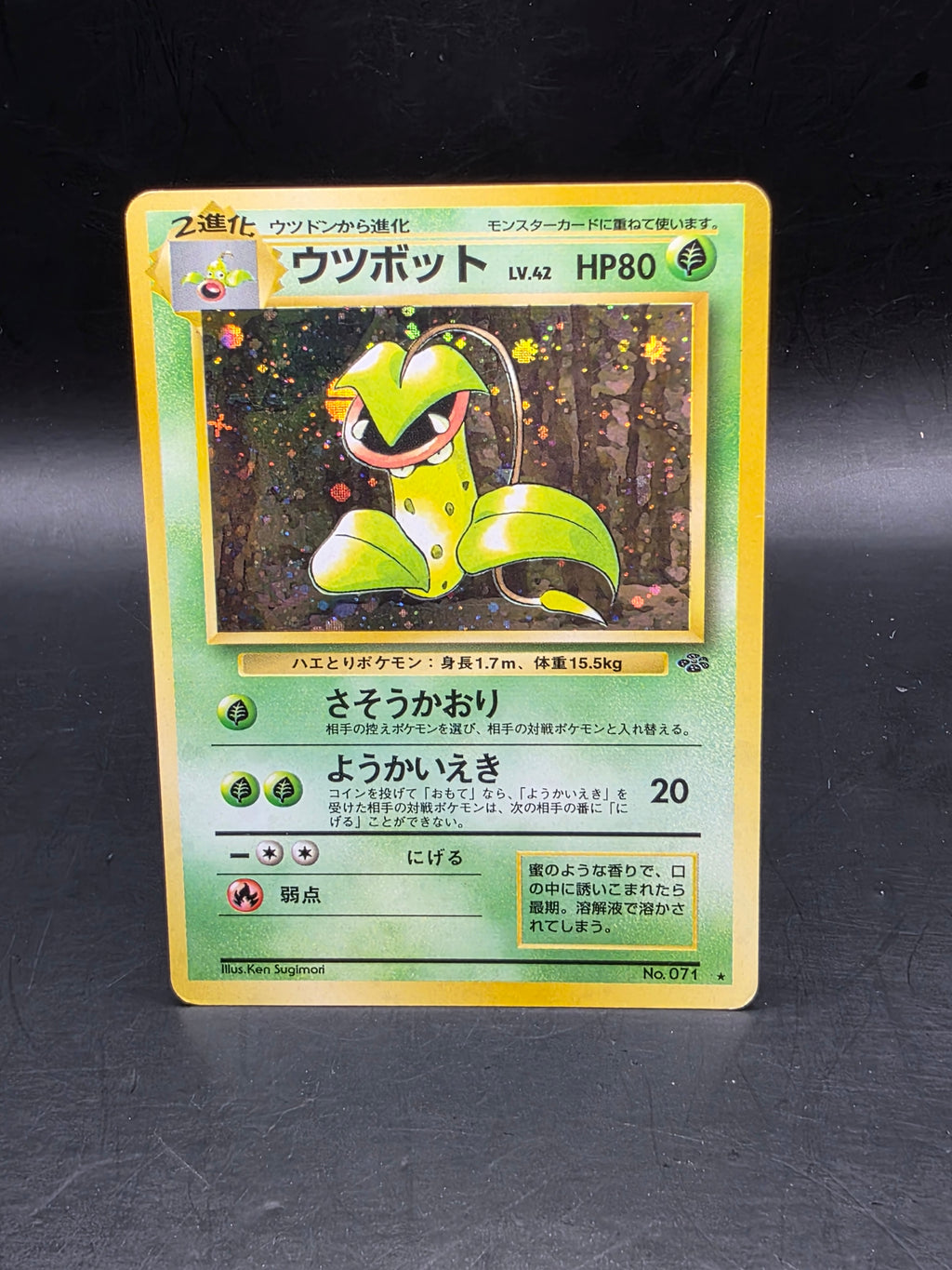 Victreebel No.071 Japanese Jungle Collection Holo Pokémon Card - MP
