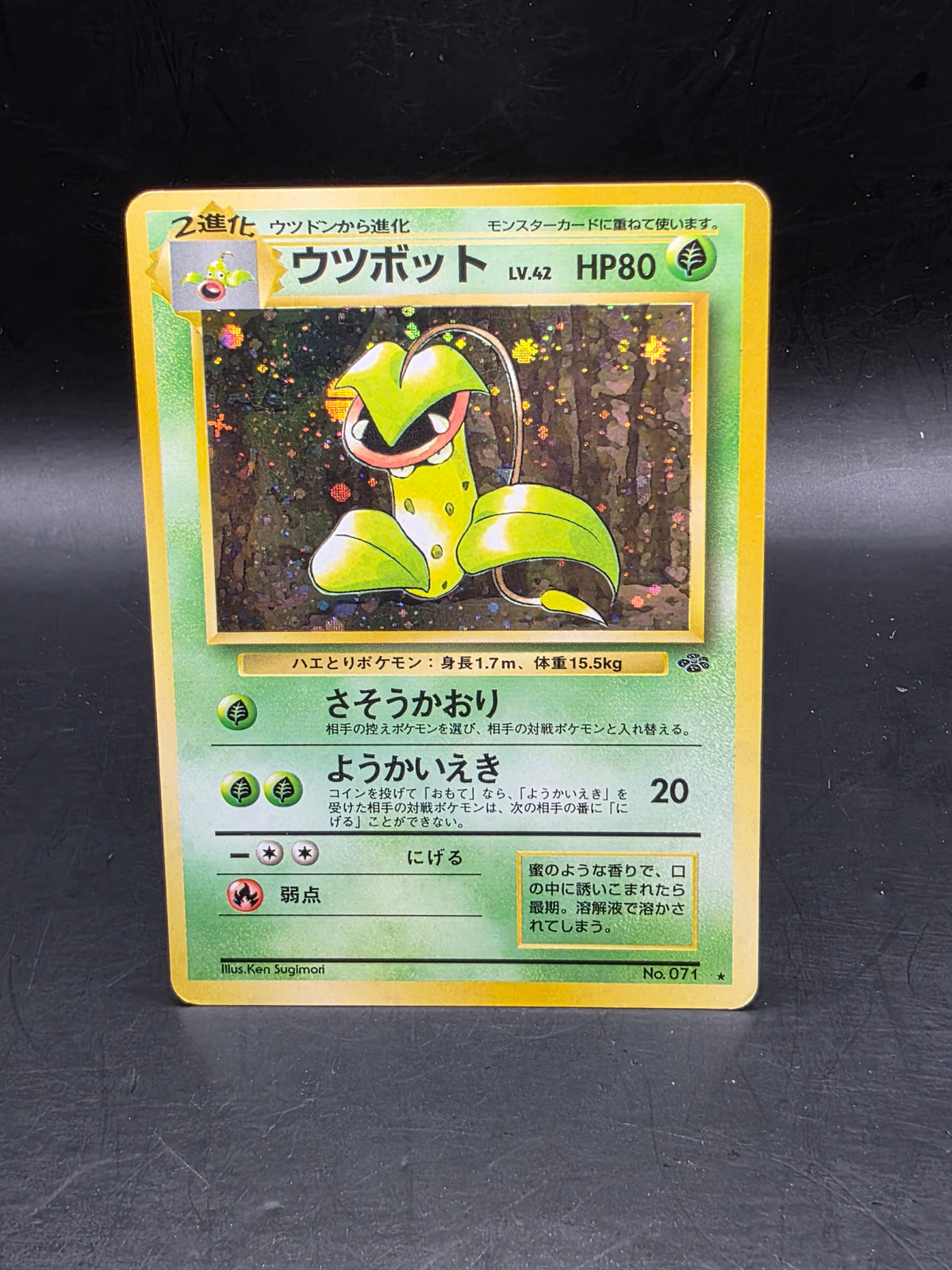 Victreebel No.071 Japanese Jungle Collection Holo Pokémon Card - MP