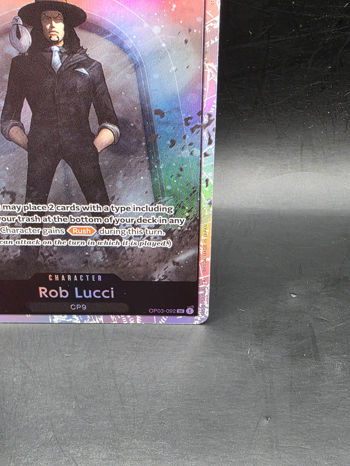 Rob Lucci - OP03-092 SR - English - One Piece TCG