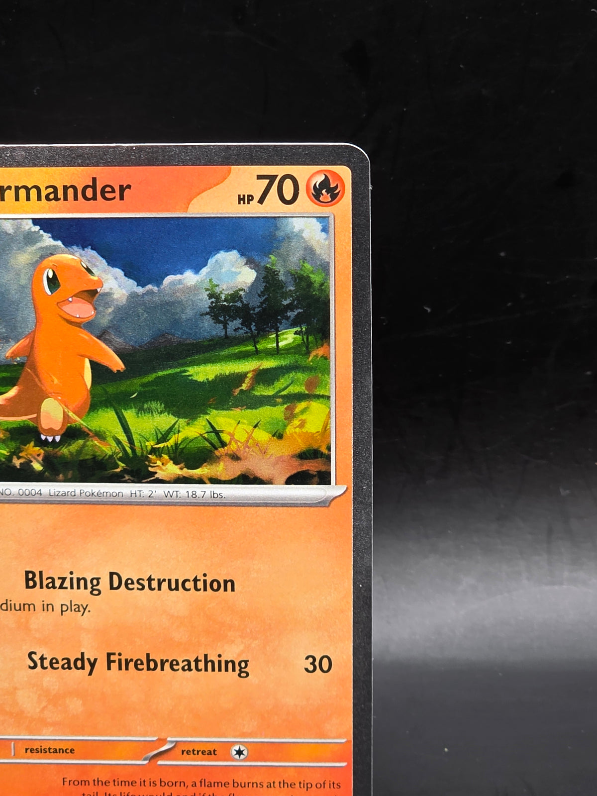 Pokémon TCG Charmander Paldean Fates cosmo holo 007/091 English