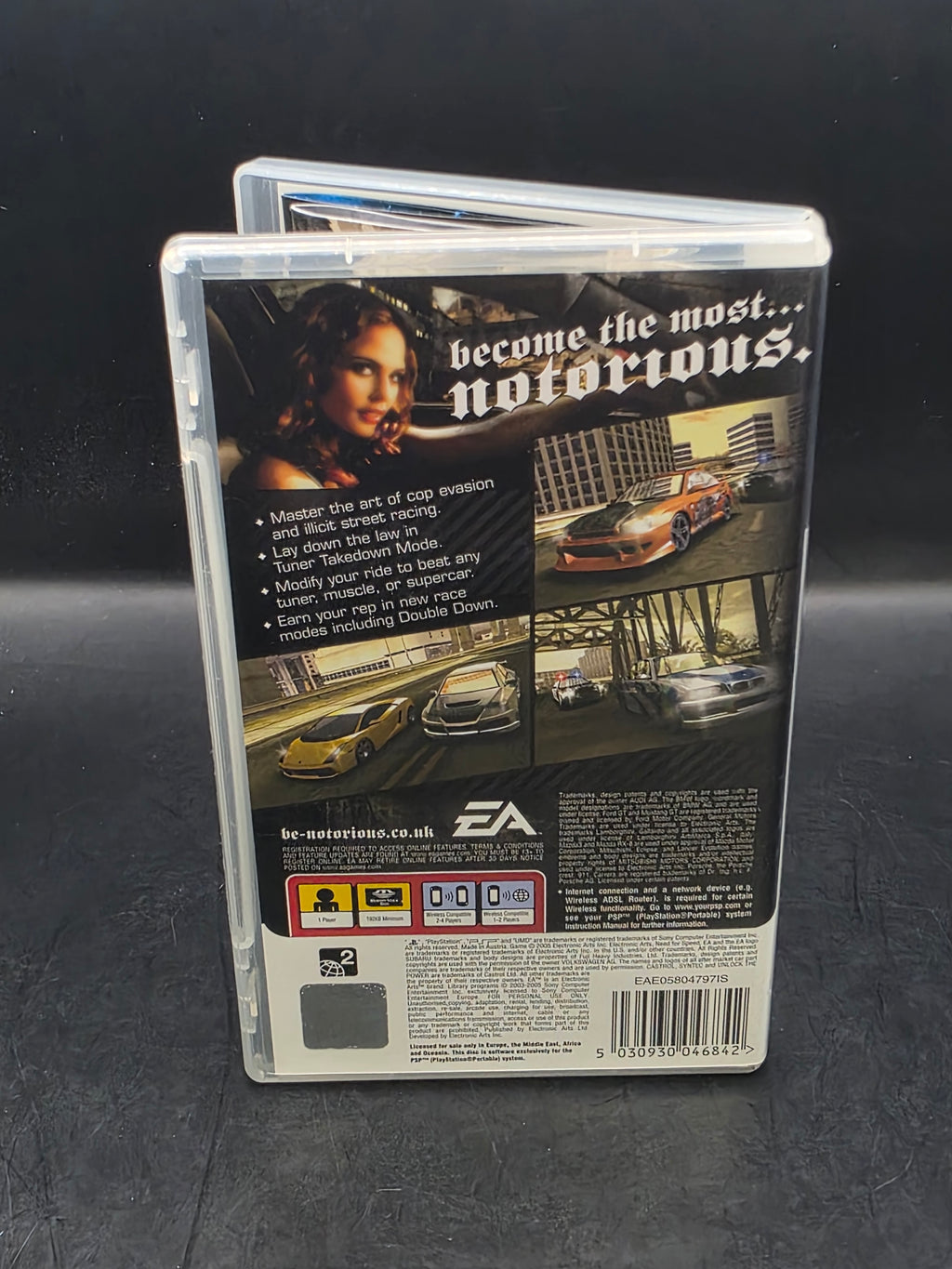 Need For Speed Most Wanted 5-1-0 PSP Game - Complete - Tested & Working - PAL