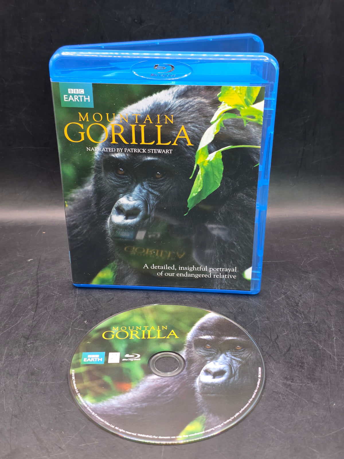 BBC Earth Mountain Gorilla Blu-ray Patrick Stewart Region B 2010 Documentary