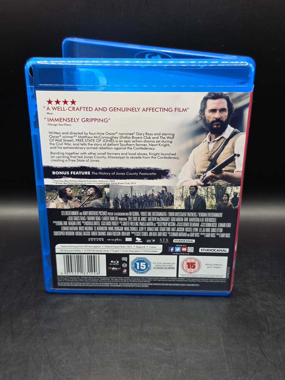 Free State Of Jones Blu Ray