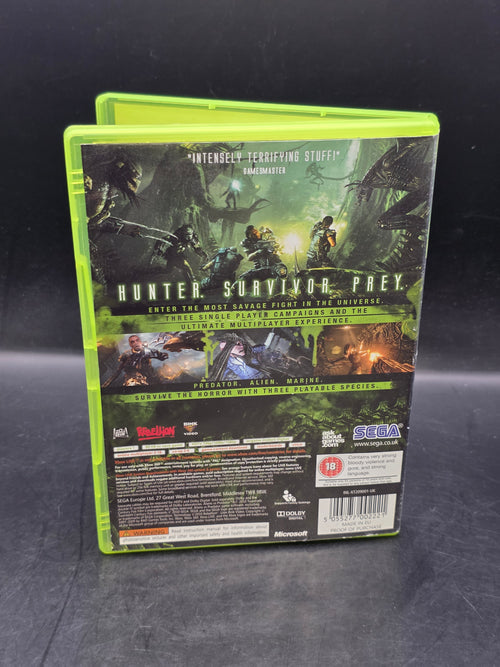 Aliens vs Predator -Xbox 360 Game