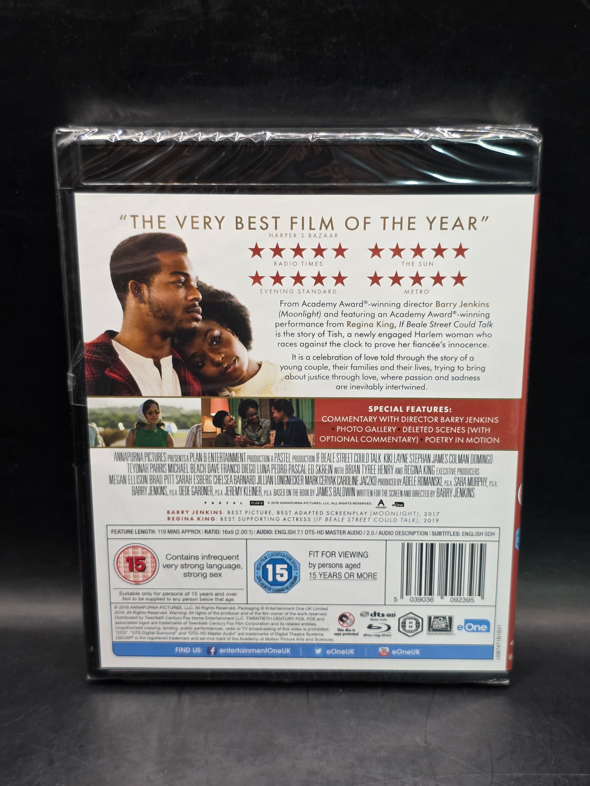 If Beale Street Could Talk Blu Ray - New And Sealed