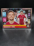 Topps Match Attax Champions League 21/22 M & A No. 418 Henderson & Jones