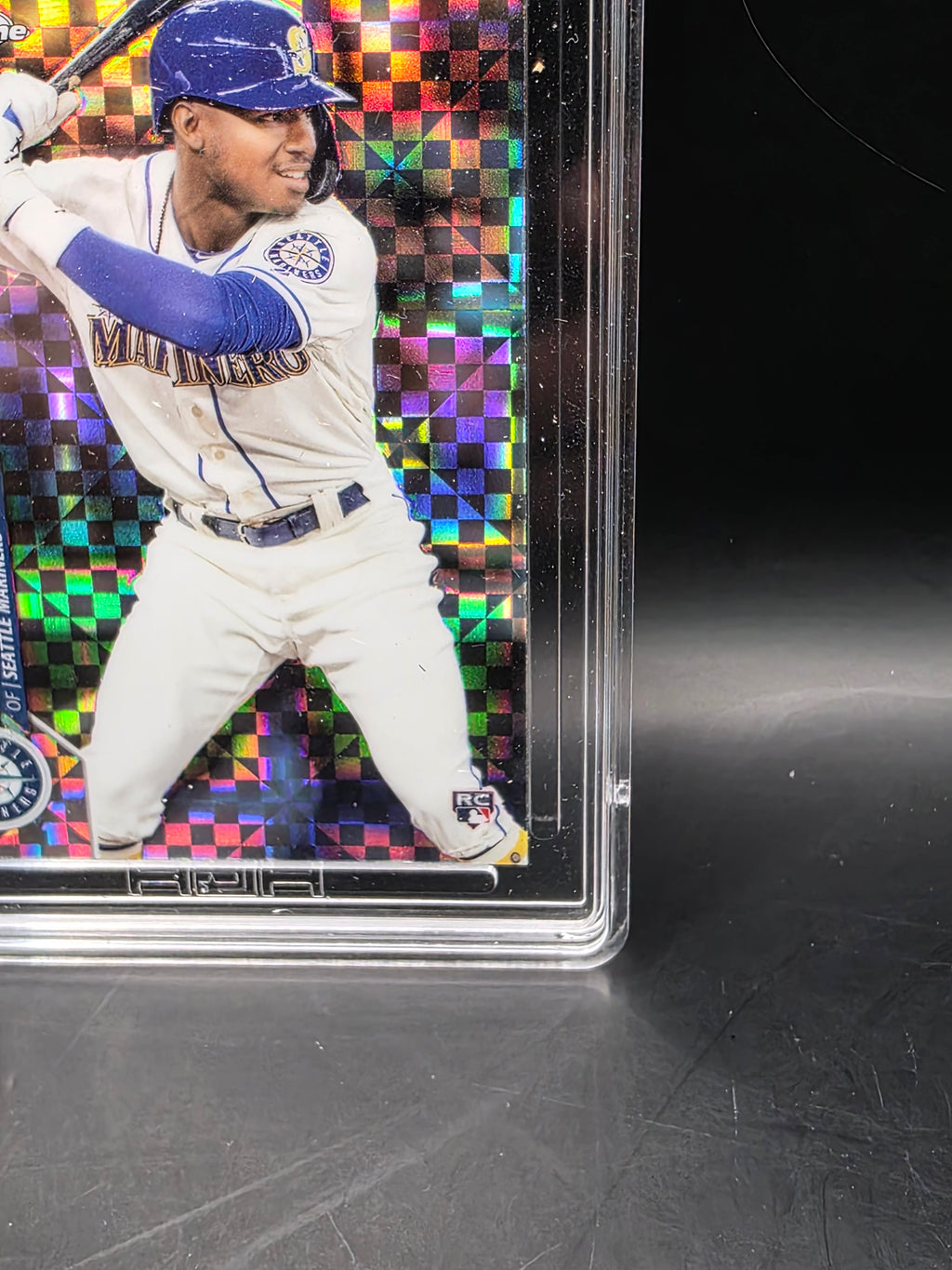 2020 MLB Topps Chrome Kyle Lewis RC X-Fractor HGA 9.5 GEM MINT
