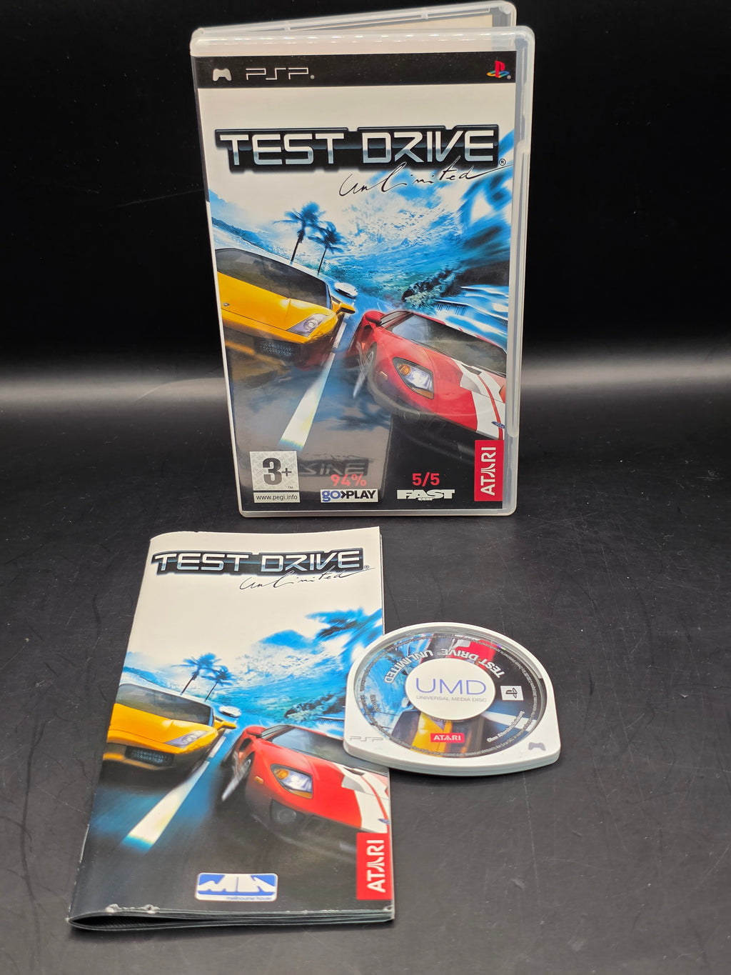 Test Drive Unlimited Sony PSP Complete With Manual Good Condition
