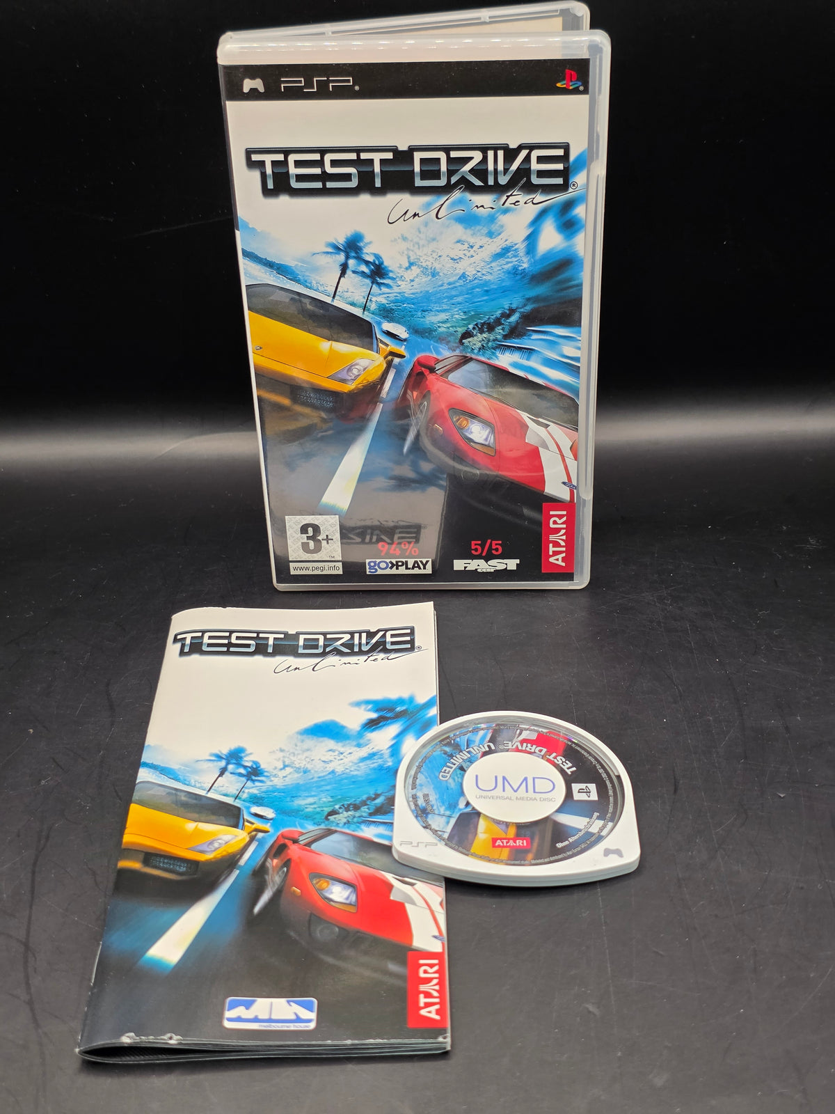 Test Drive Unlimited Sony PSP Complete With Manual Good Condition