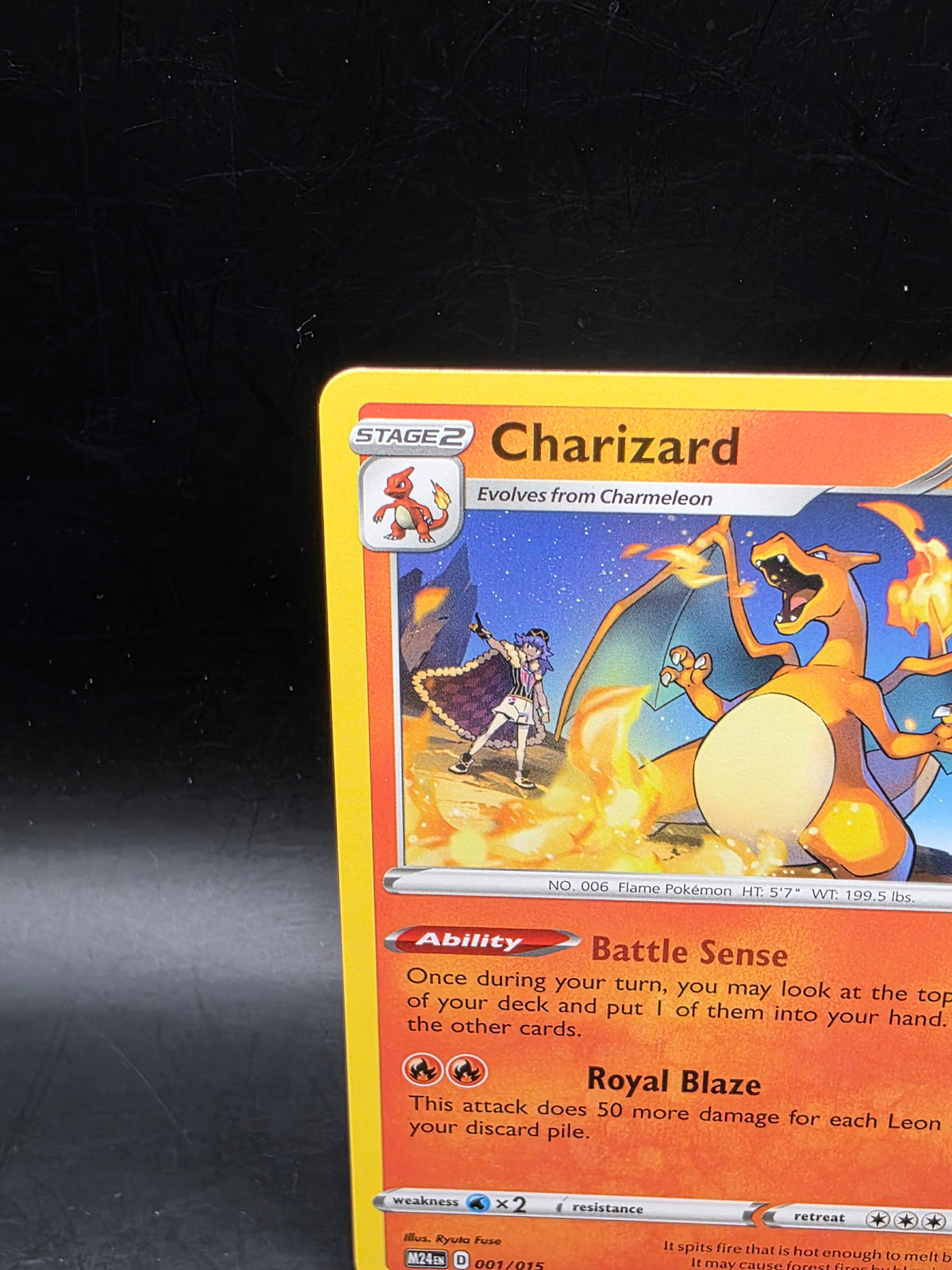 Nintendo Charizard 001/015 McDonald's 2024 Promo EN 2024 Pokémon TCG