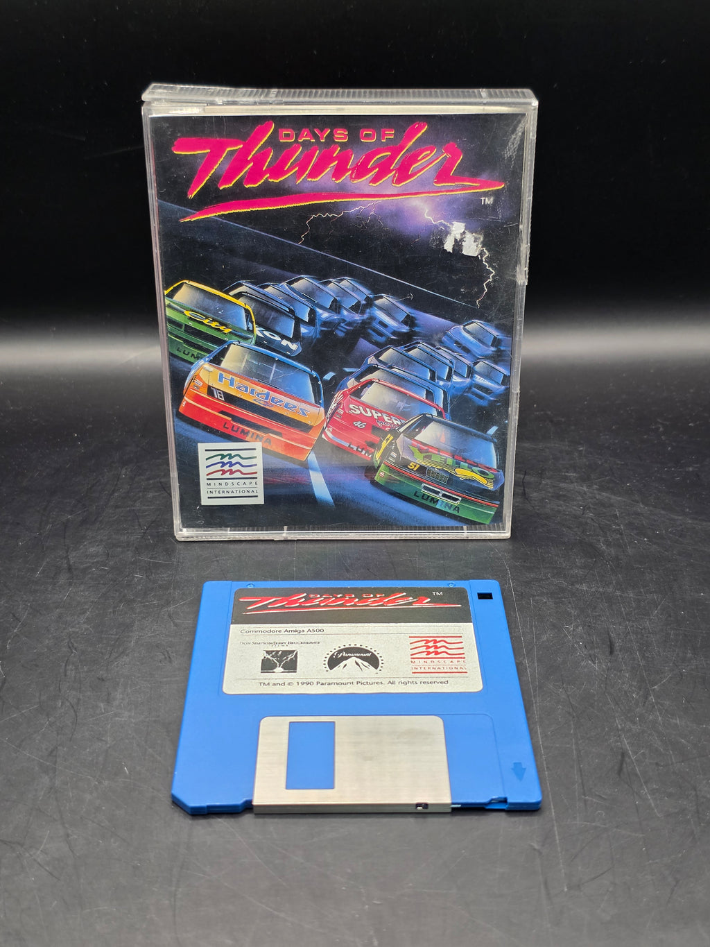 Amiga game Days of Thunder 1990s Mindscape International
