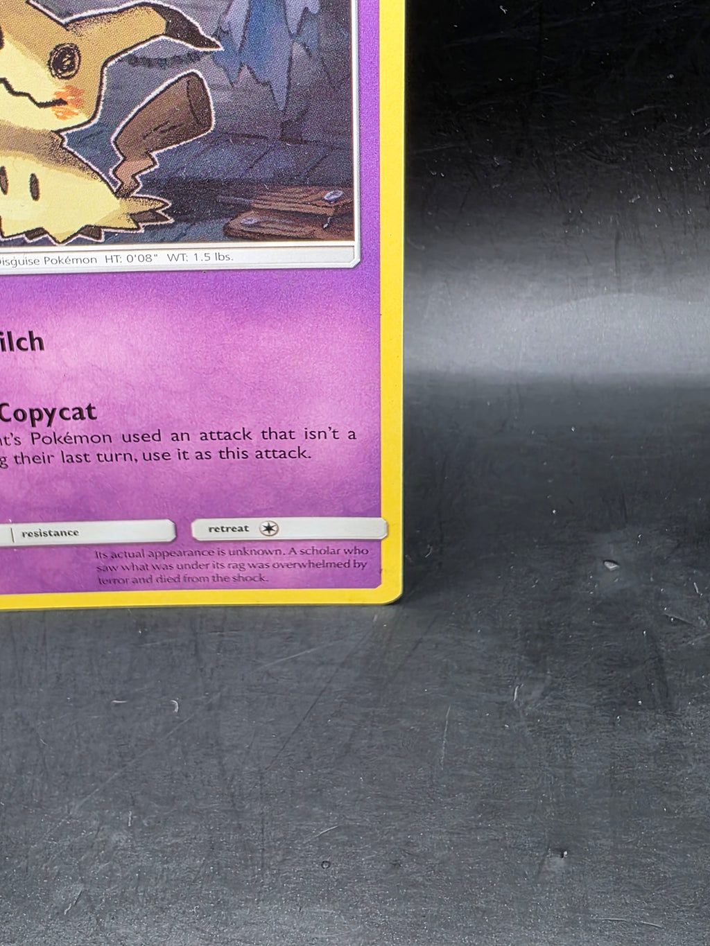 Pokémon Mimikyu 58/145 Guardians Rising Regular Rare Basic HP70 English 2017