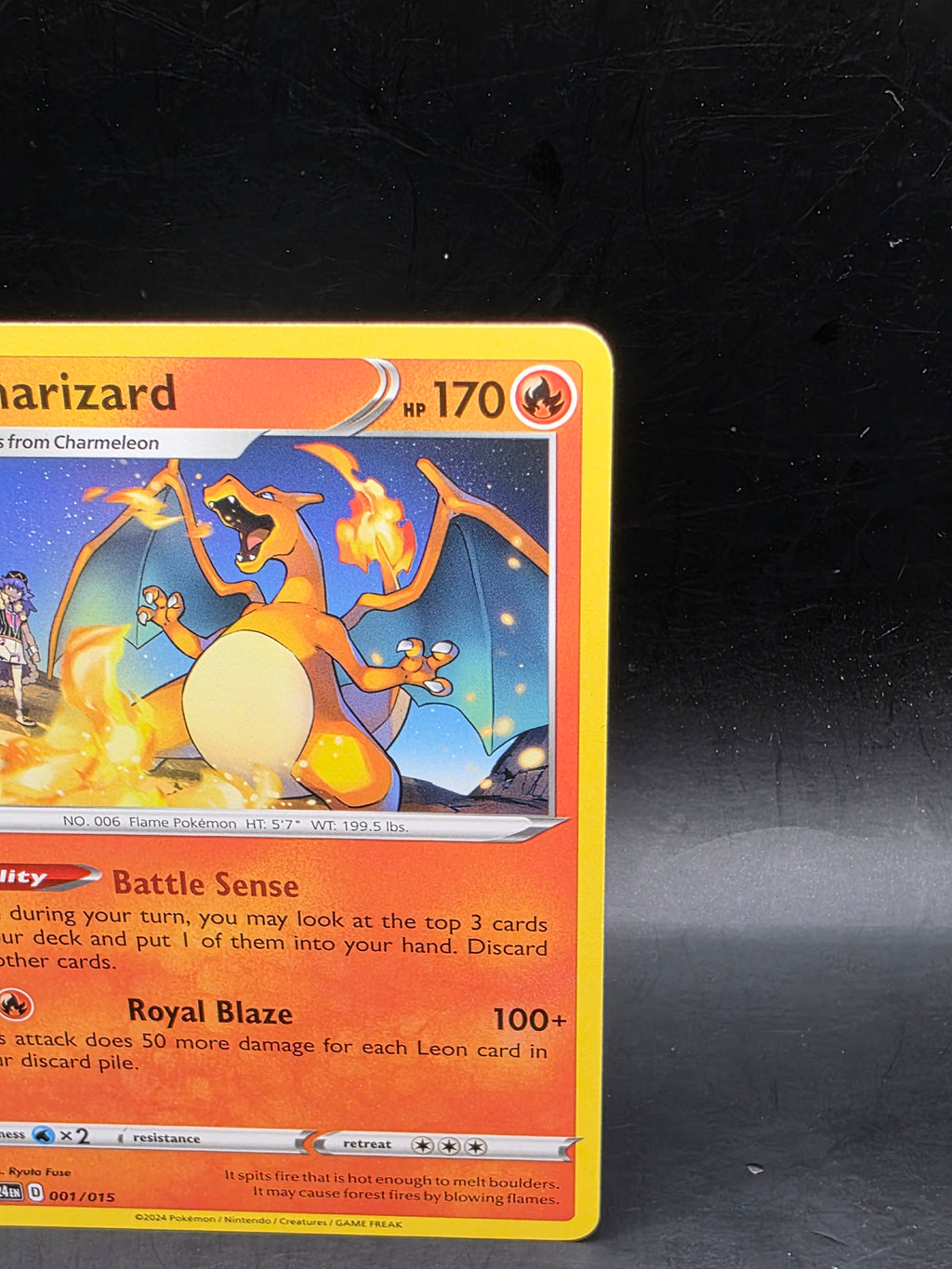 Nintendo Charizard 001/015 McDonald's 2024 Promo EN 2024 Pokémon TCG