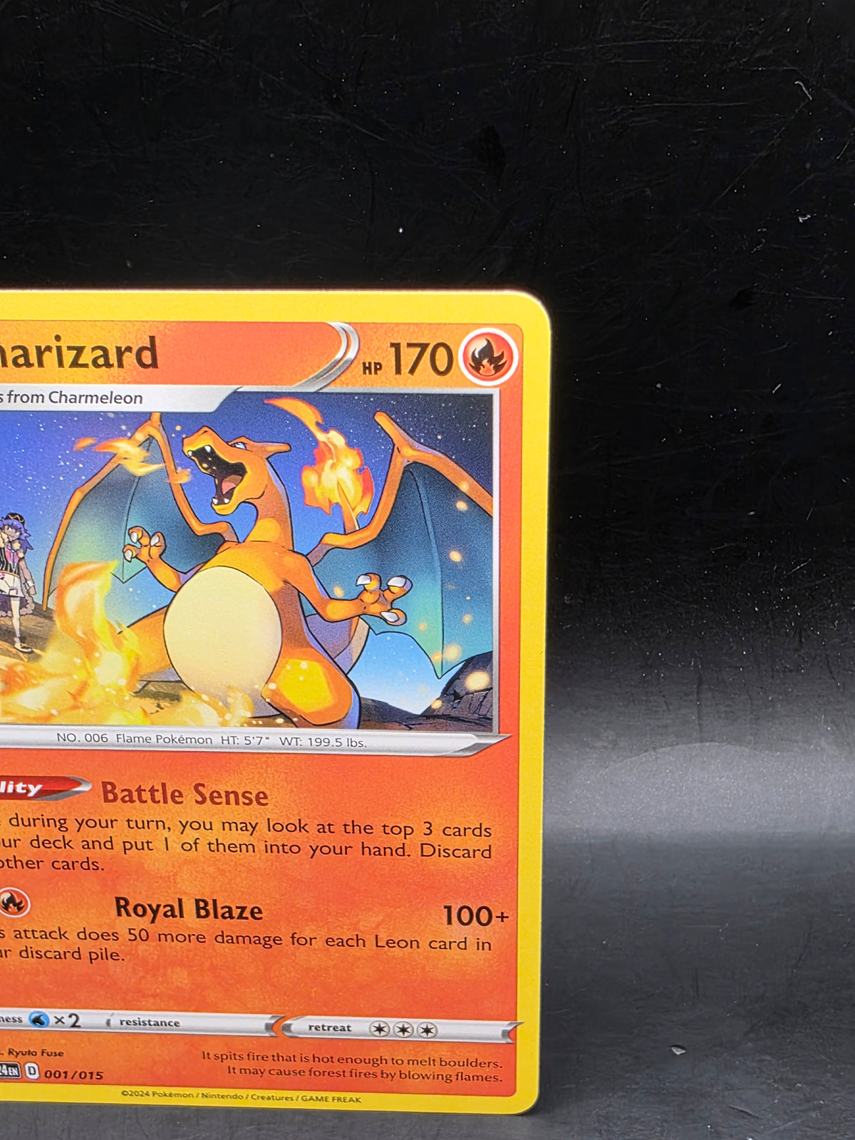Nintendo Charizard 001/015 McDonald's 2024 Promo EN 2024 Pokémon TCG