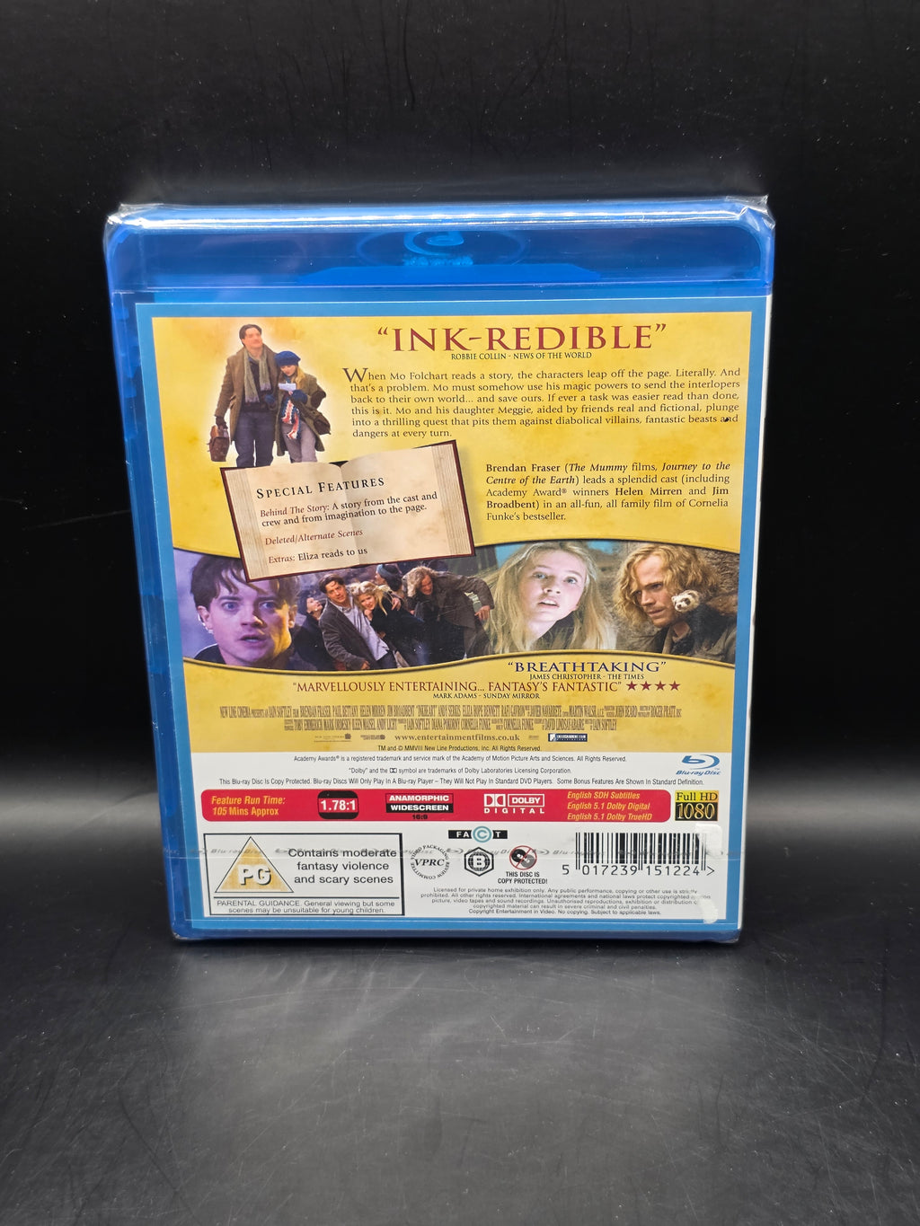 Inkheart Blu Ray - New And Sealed