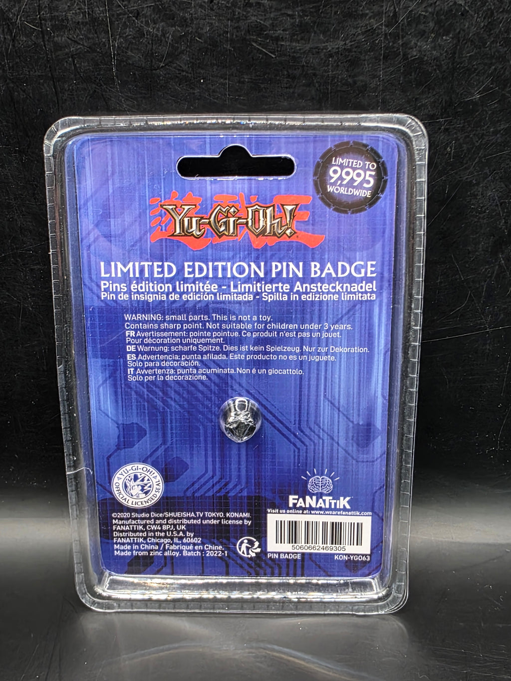 Yu-Gi-Oh Limited Edition Kaiba Corp Pin Badge
