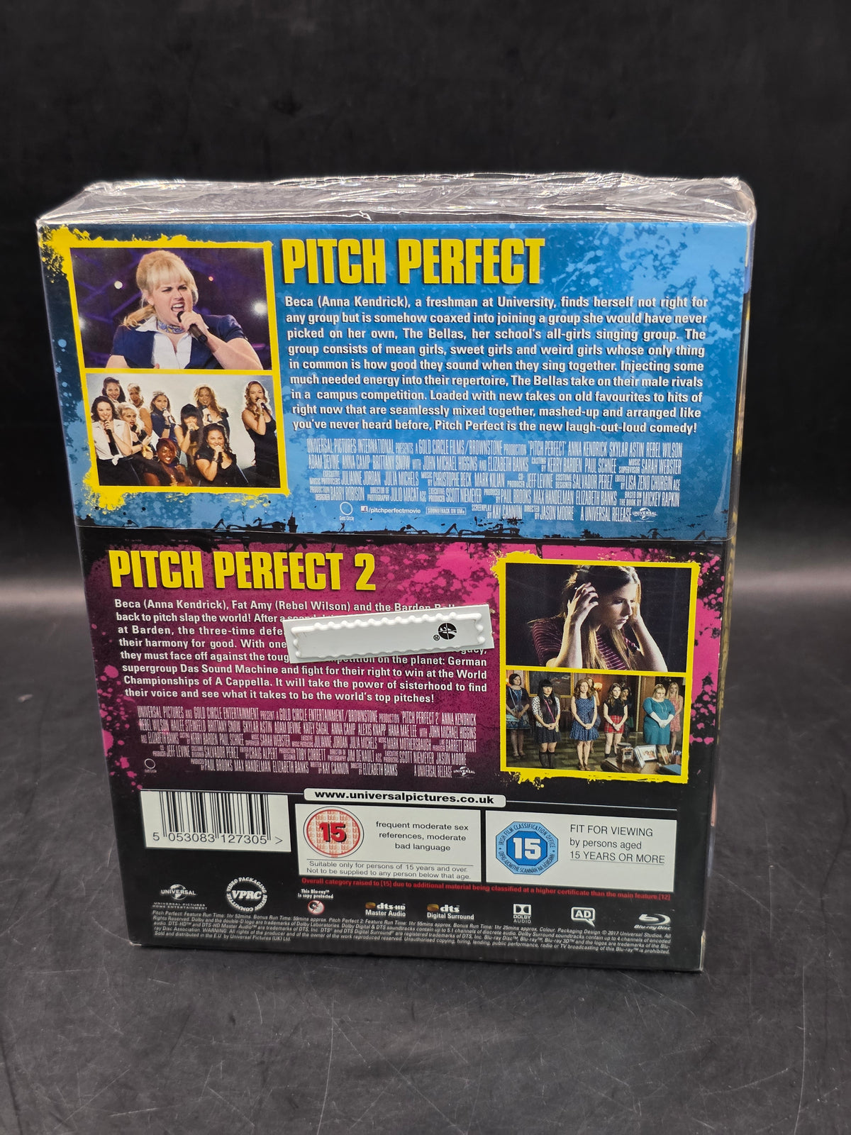 Pitch Perfect 2-Movie Collection Blu-ray Box Set Slipcover Sing-Along 15
