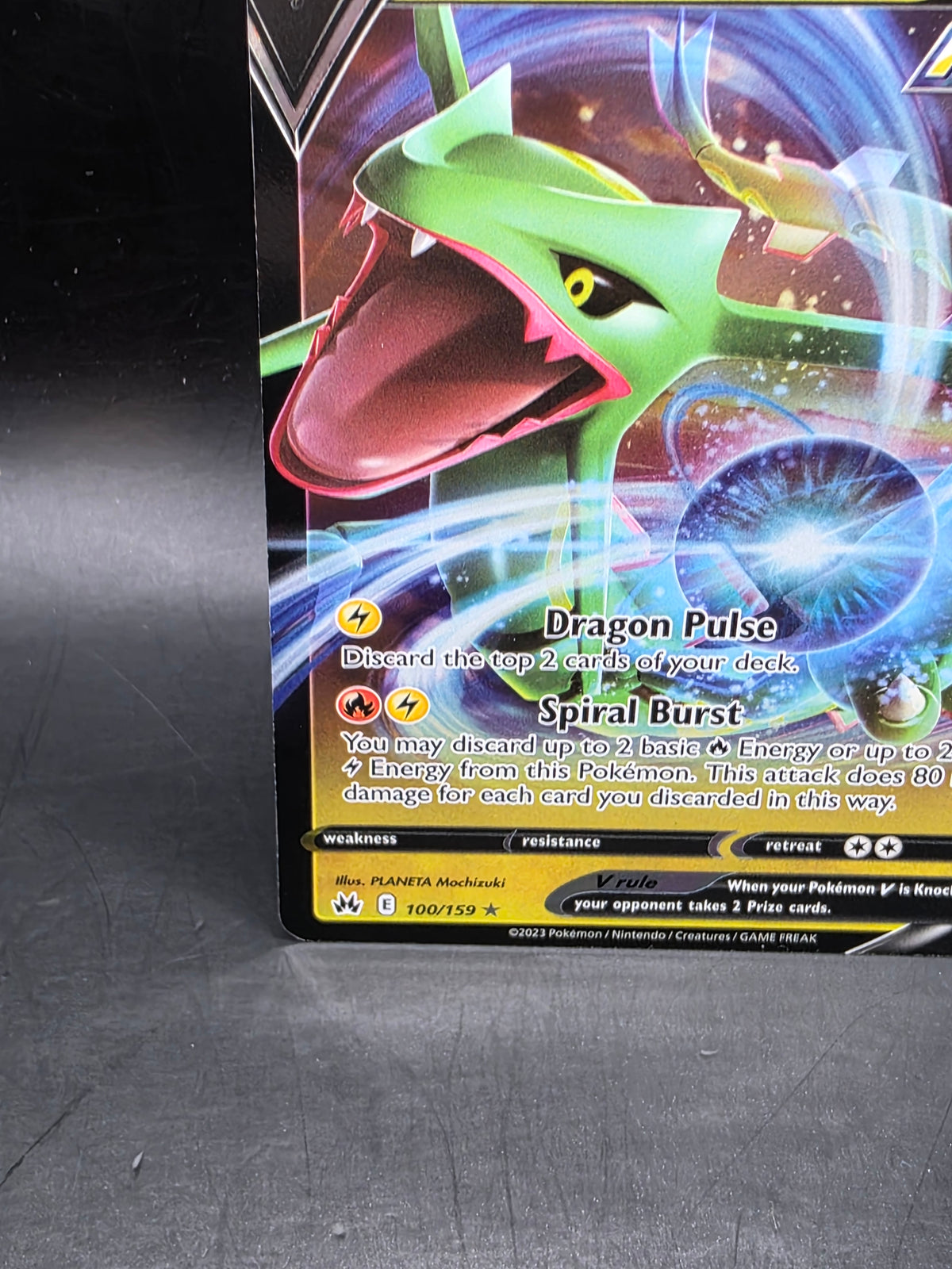 The Pokémon Company Rayquaza V 100/159 Crown Zenith Ultra Rare Holo EN 210 HP