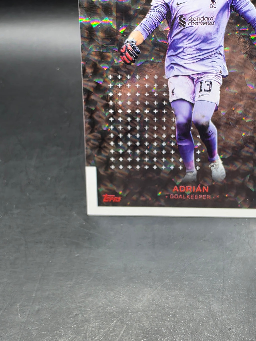 Adrian - Icy Parallel - TOPPS Card Liverpool Team Set 2022/23