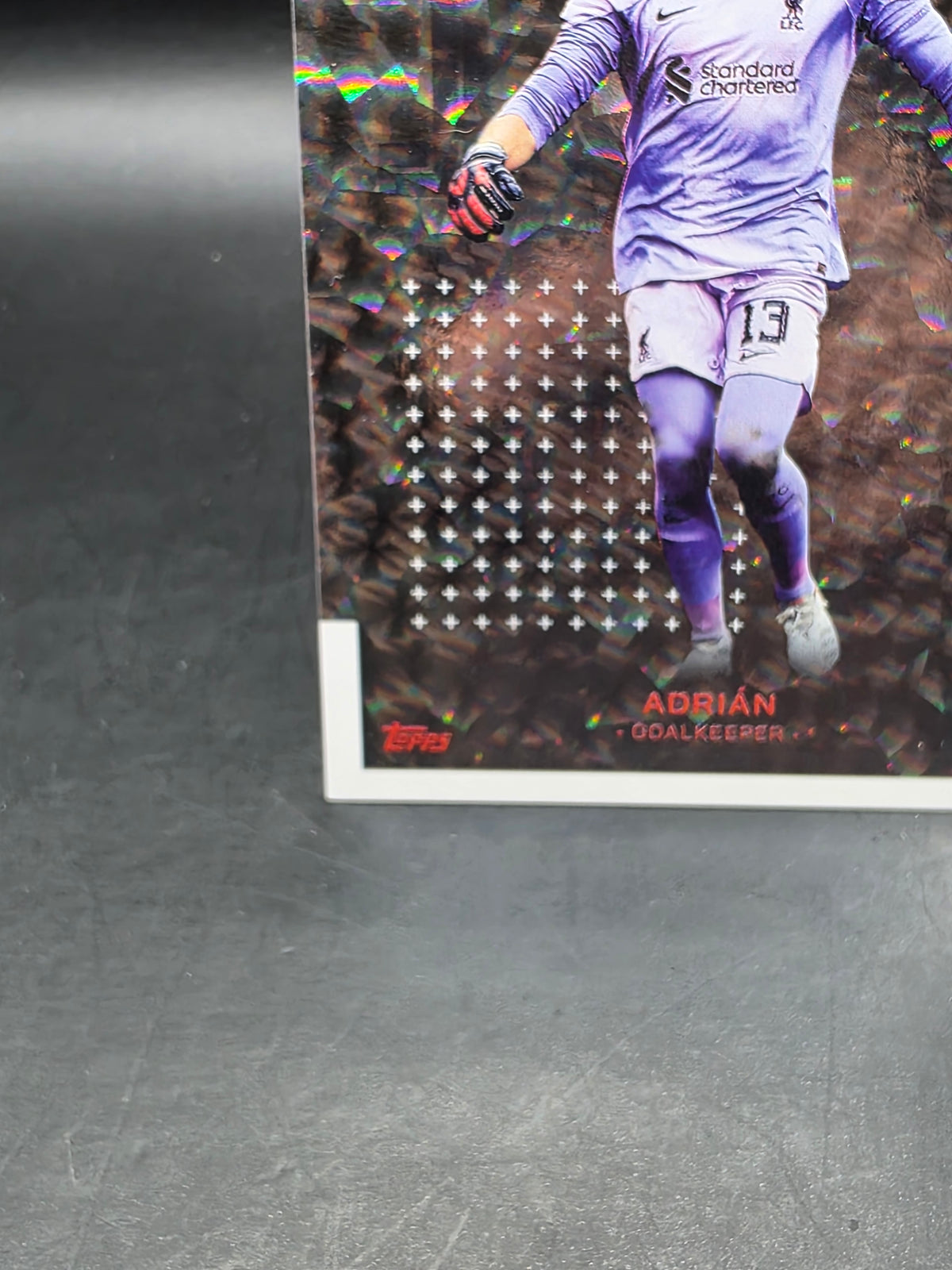 Adrian - Icy Parallel - TOPPS Card Liverpool Team Set 2022/23