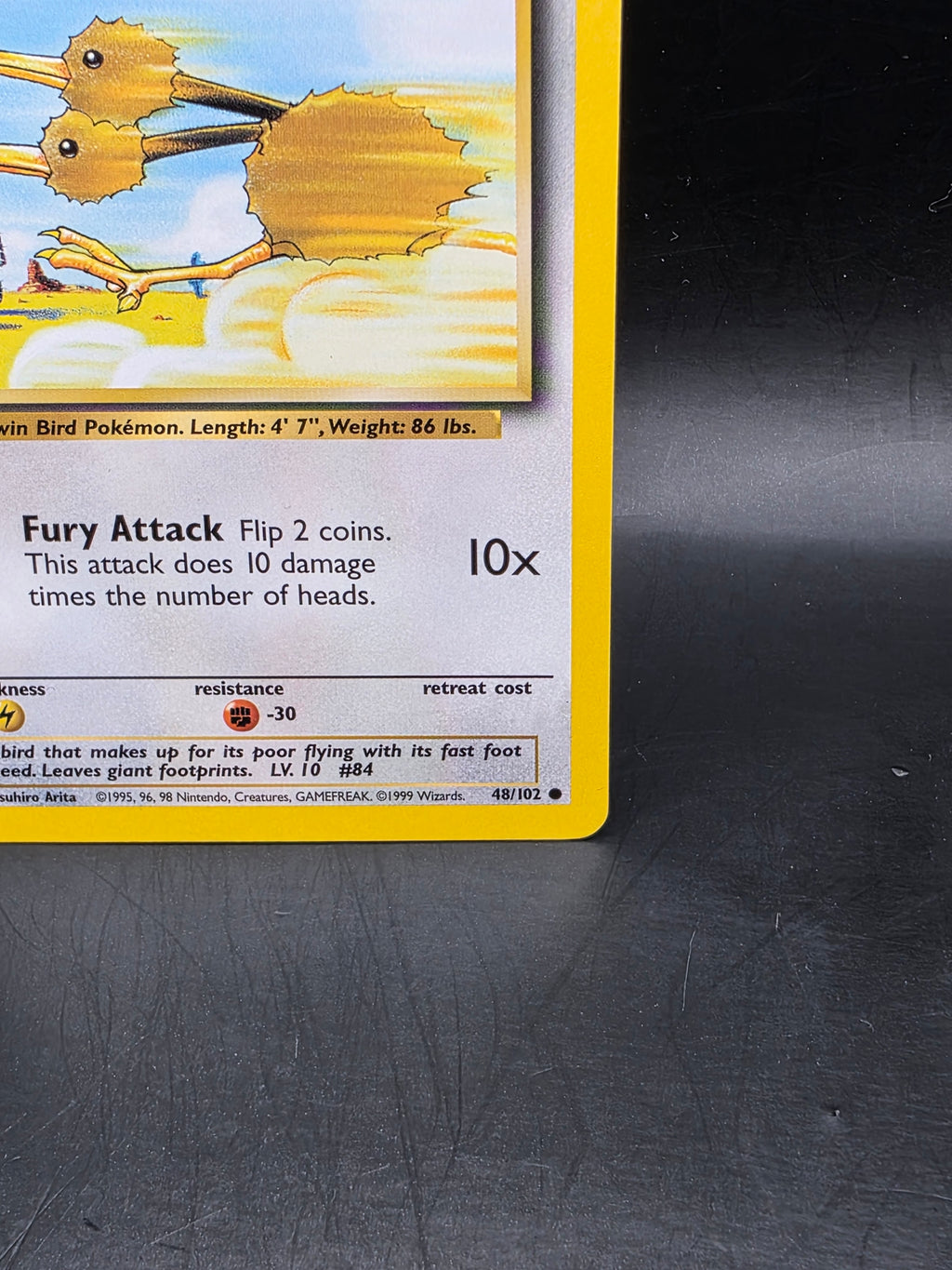 Doduo 48/102 | Base Set | Non Holo Pokemon Card LP