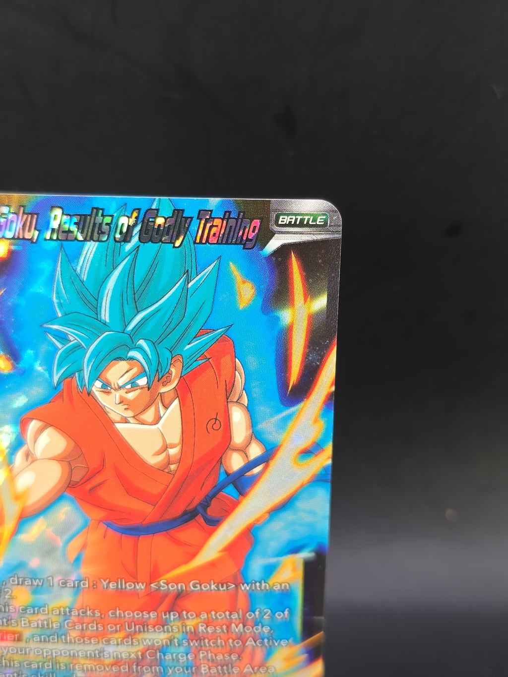 Dragon Ball Super TCG SSB Son Goku, Results Of Godly Training P-497 PR PROMO M/NM