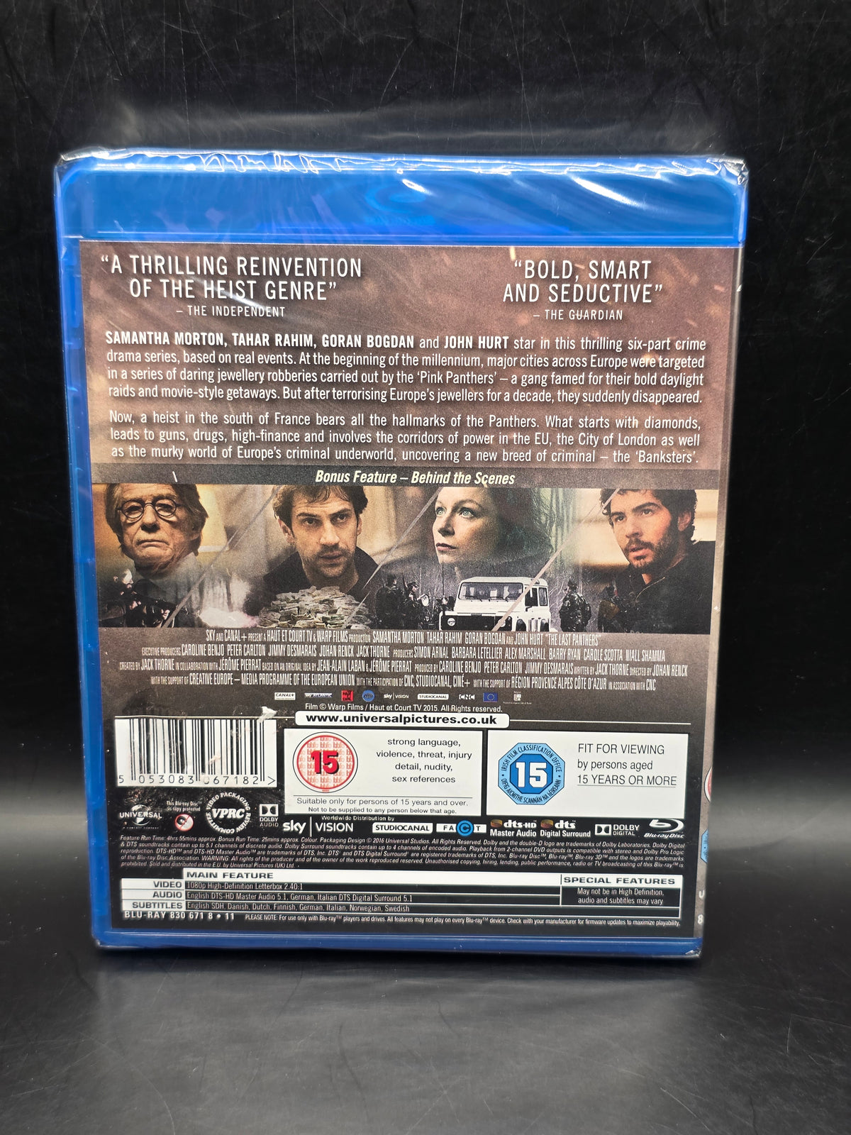 The Last Panthers Blu-ray (2016) Brand New/Sealed Sky Atlantic Series