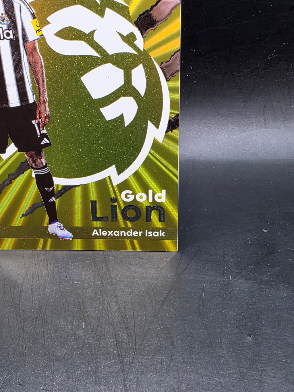 Alexander Isak 2025 Topps Premier League Gold Lion Insert Newcastle United GL14