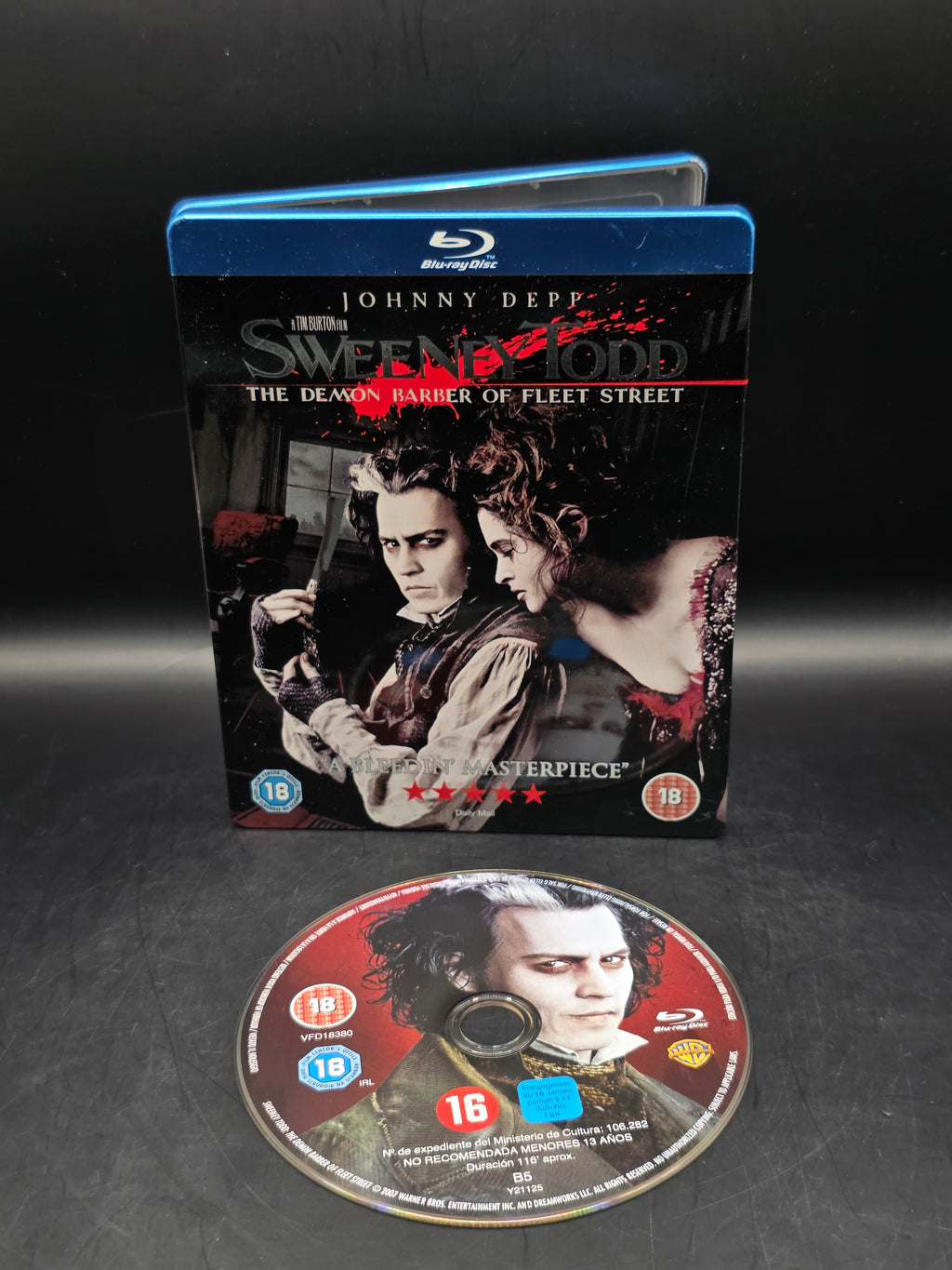 Sweeney Todd Blu Ray Steelbook
