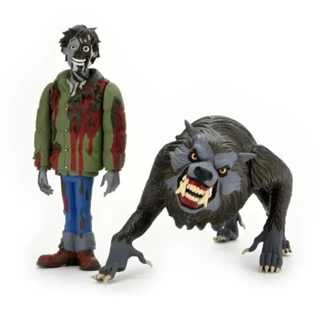 NECA Toony Terrors An American Werewolf in London Jack and Kessler Wolf 2 Pack
