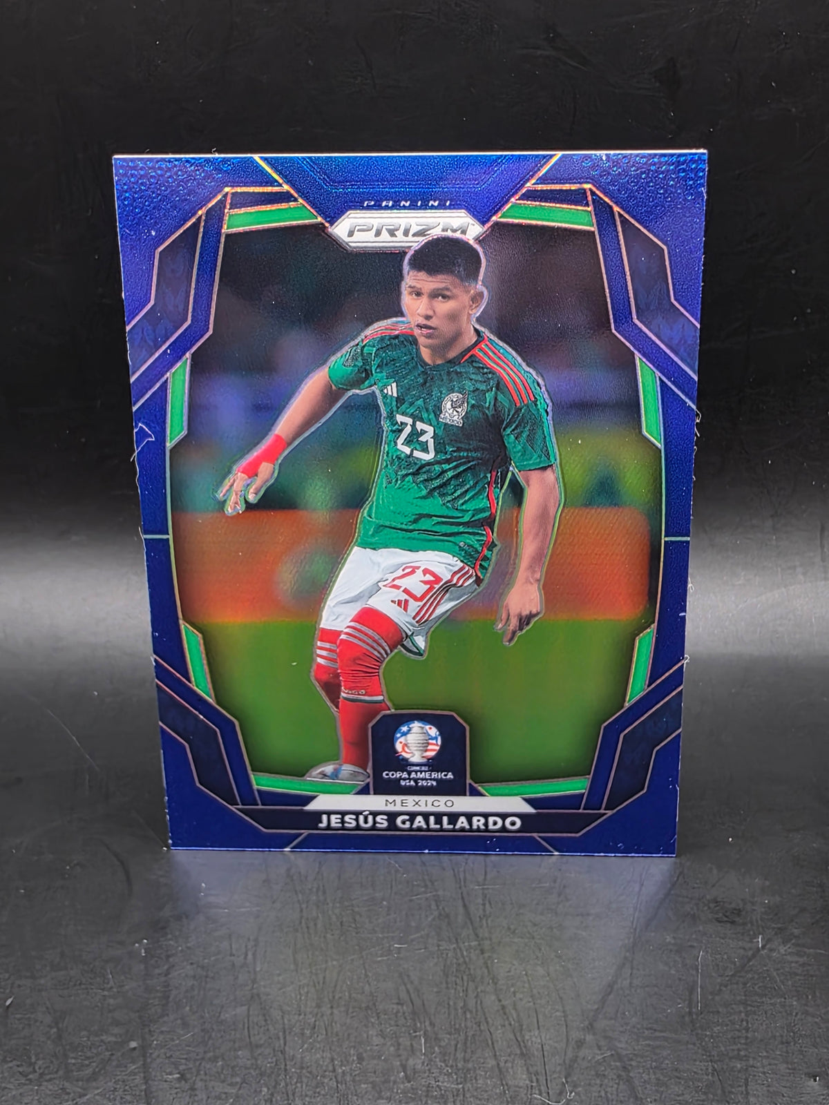 Jesus Gallardo /900 Blue - 2024 Panini Prizm Copa America Mexico #130