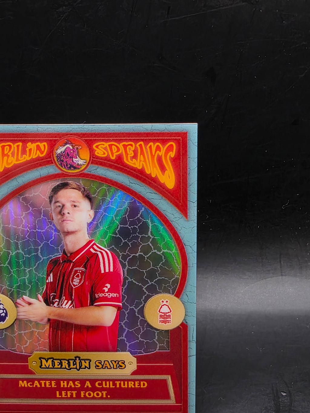 2026 Topps Merlin Premier League James McAtee Merlin Speaks #MS-15 Nottingham