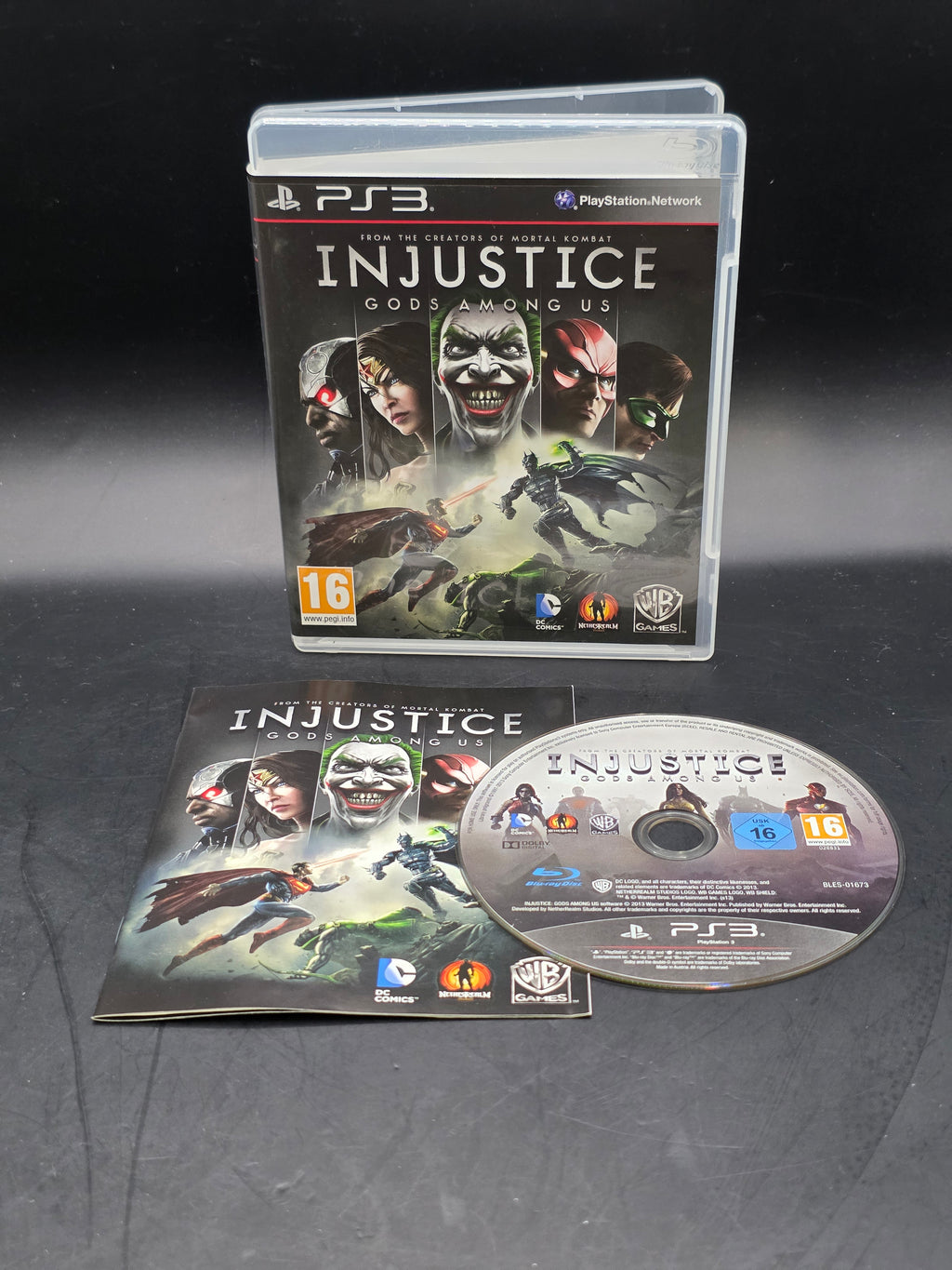 Injustice: Gods Among Us Sony PlayStation 3 PS3 2013 Complete With Manual PAL UK