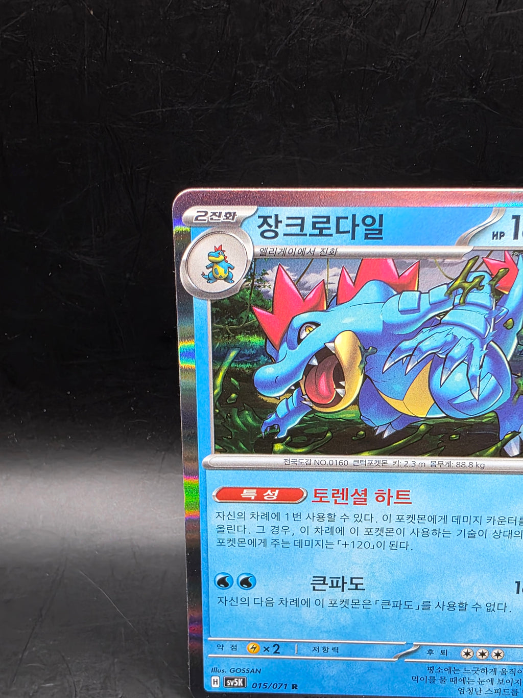 Pokémon TCG Feraligatr Neo Genesis Holo Card 015/071 R