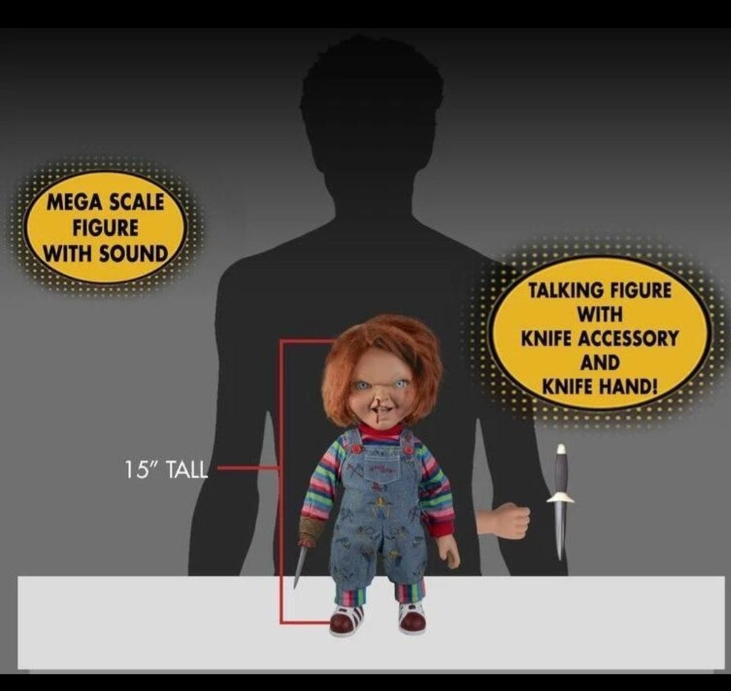 Mezco Chucky Child's Play 2 Talking Sound Doll 15'