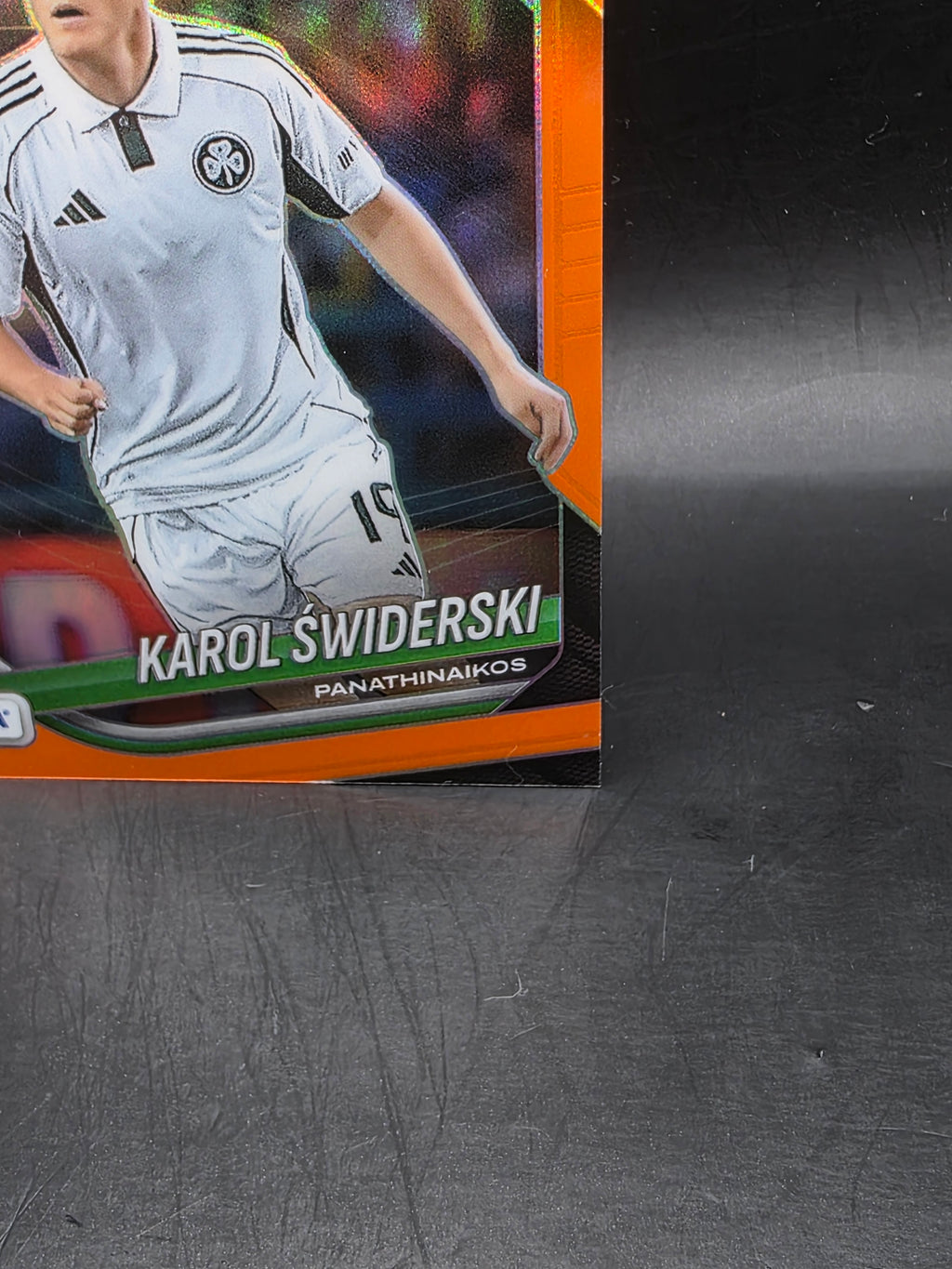 Karol Swinderski FIFA Panini Prizm Cherry Blossom /125 Panathinaikos And Poland