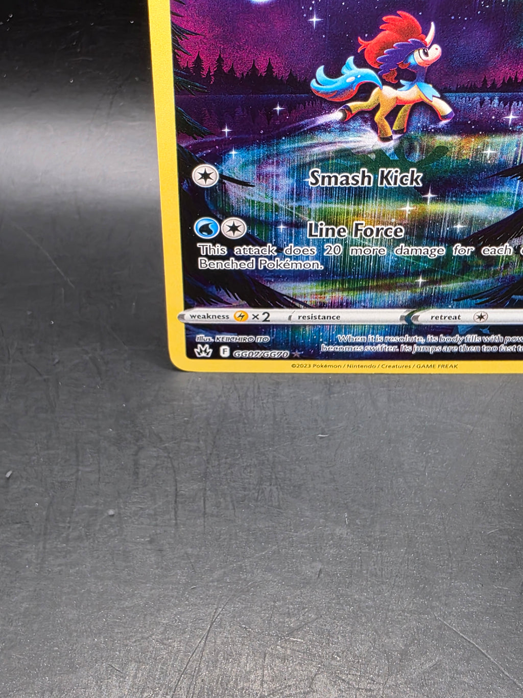 Keldeo GG07/GG70, Crown Zenith Galarian Gallery, Holo Ultra Rare, English