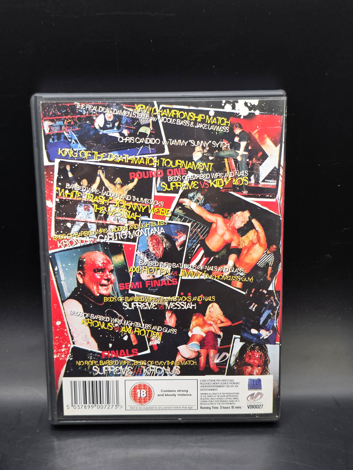 XPW Baptized In Blood Vol.1 [DVD] Hardcore wrestling)