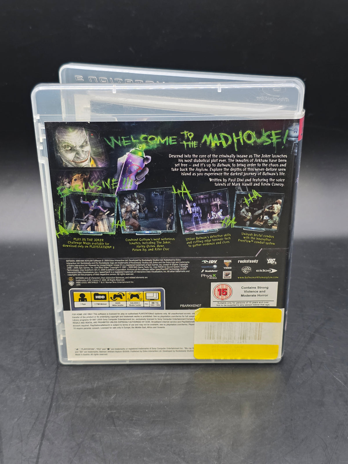 Batman Arkham Asylum - Sony Playstation 3 (PS3) Video Game PAL Complete
